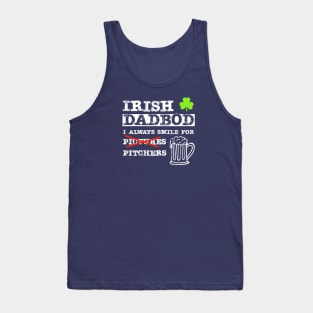 Irish Dad Bod I Always Smile For A Pitcher Tank Top